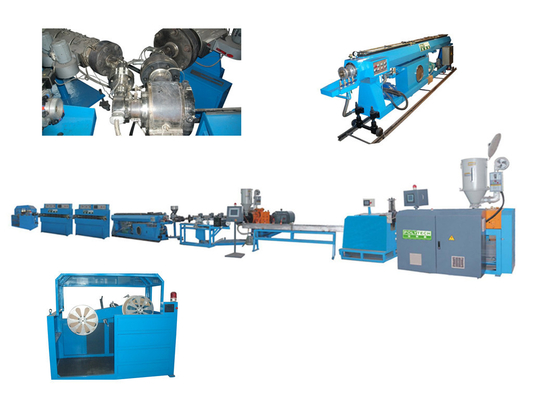 SIEMENS PLC Single screw extruder equipment SJ65 / 33 , SJ75 / 33