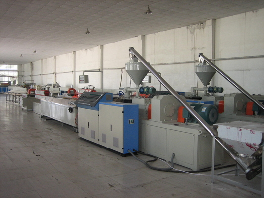 PE / PP / HDPE Plastic Sheet Extrusion Machinery Motor 18.5kw-110kw