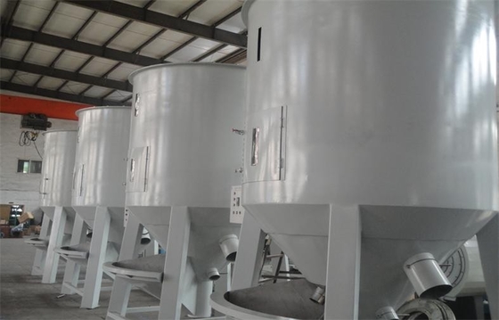 Vertical Stirring Plastic Mixer Machine For PP / PE / PET Granules Flakes