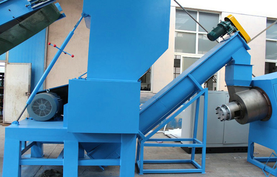 380V / 220V Plastic Recycling Machine With Plastic PE / PP Film Crusher