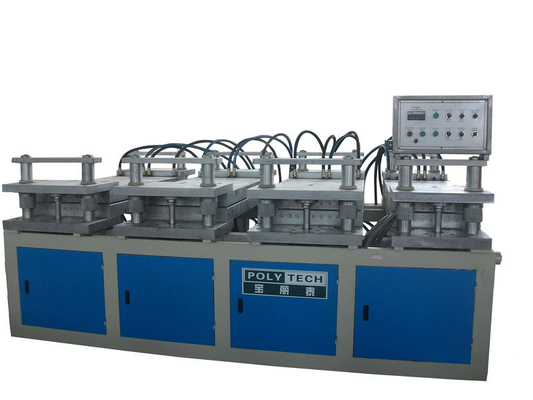 WPC Foamed Sheet Plastic Extrusion Line , 400Kg/h Two Conical Screw Extruders
