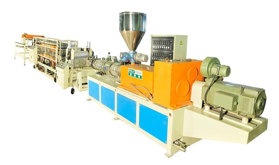 PVC / PMMA Plastic Roofing Tiles Extrusion Line , Tile Production Line