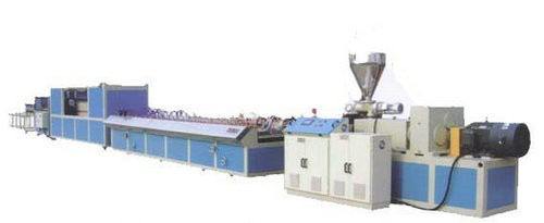 PVC / PE / WPC Plastic Profile Extrusion Line For Wide Door Plate