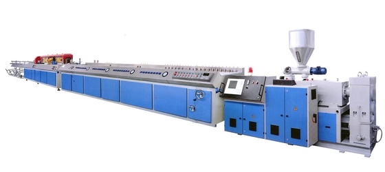 WPC Outdoor Plastic Profile Extrusion Line Water Proof With High-Strength