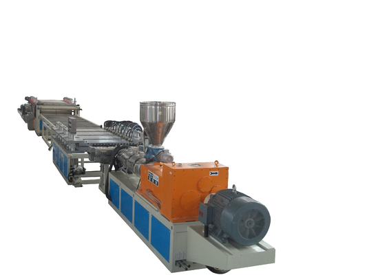 Automatic WPC Door Plastic Profile Extrusion Line Durable , High Strength
