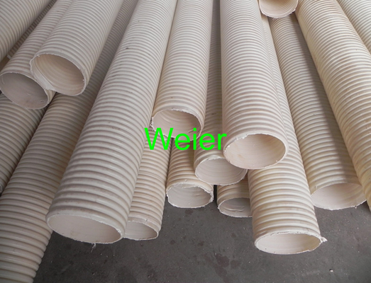 UPVC Plastic Double Wall Corrugated Pipe Production Line / Equipment 50 To 800mm