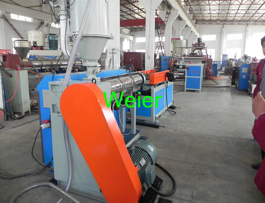 PVC , PA Single Wall Corrugated Pipe Production Line For Electrical Conduit Pipe