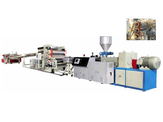 Machines en plastique d'extrusion de double de boudineuse à vis de PVC panneau libre de mousse